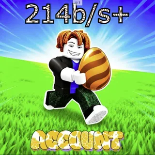 Steal an Egg | 395/s+ | 102B+ Speed | Clean Account| instant delivery | trusted seller