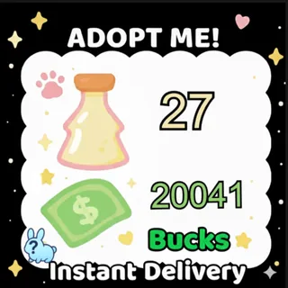 Age Up Potions + Bucks - Adopt Me