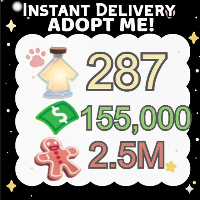 Age Up Potions + Bucks + Gingerbread Adopt Me Adopt