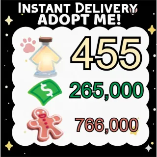 Age Up Potions + Bucks + Gingerbread - Adopt Me