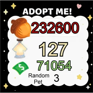 Acorn + Age Up Potion + Bucks - Adopt Me