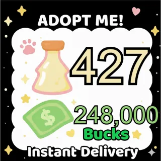 Age Up Potions + Bucks - Adopt Me