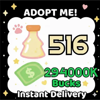 Age Up Potions + Bucks - Adopt Me