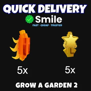 5x Sun Bloom & 5x star fruit  (Cheapest) 