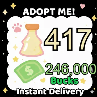 Age Up Potions + Bucks - Adopt Me