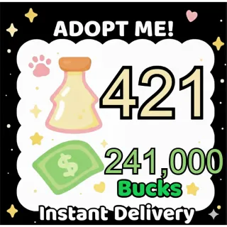 Age Up Potions + Bucks - Adopt Me