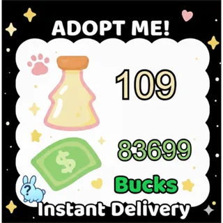 Age Up Potions + Bucks - Adopt Me