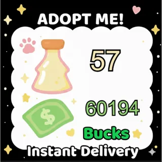 Age Up Potions + Bucks - Adopt Me