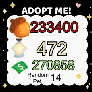 Acorn + Age Up Potion + Bucks - Adopt Me