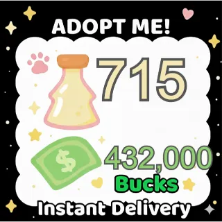 Age Up Potions + Bucks - Adopt Me