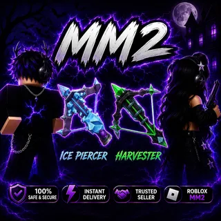 MM2 Harvester and Ice Piercer⚡ Instant Delivery | 💎 Trusted Seller | 🔒 100% Safe & Secure