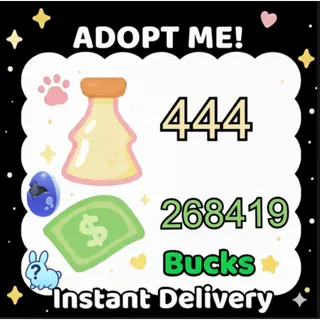 Age Up Potions + Bucks - Adopt Me