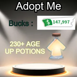 150k+ Bucks - Adopt me 