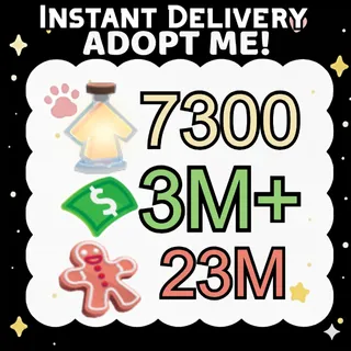 Age Up Potions + Bucks + Gingerbread - Adopt Me