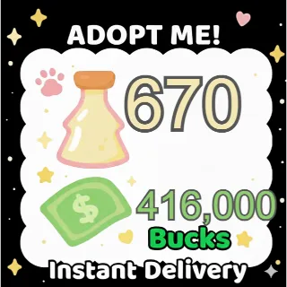 Age Up Potions + Bucks - Adopt Me