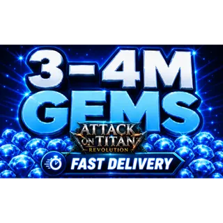  + 3M+-4M GEMS (AOTR Gems )