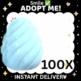  100X CRYSTAL EGG  - Adopt me