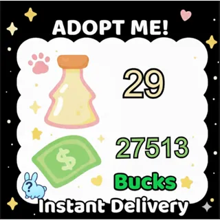 Age Up Potions + Bucks - Adopt Me