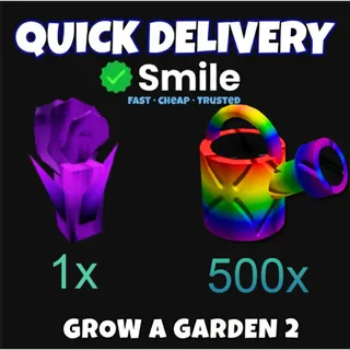 500x super watering can , 1x brair rose seed | Mm2: Ice cream