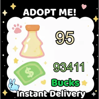 Age Up Potions + Bucks - Adopt Me