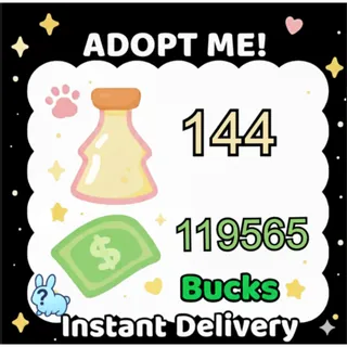 Age Up Potions + Bucks - Adopt Me