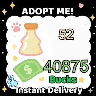 Age Up Potions + Bucks - Adopt Me
