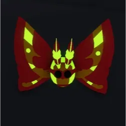 Neon Rosy Maple Moth - Adopt Me