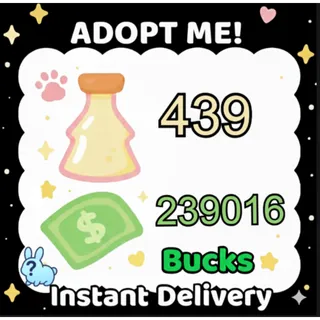 Age Up Potions + Bucks - Adopt Me