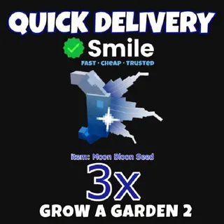3x Moon Bloom Seed (Cheapest)