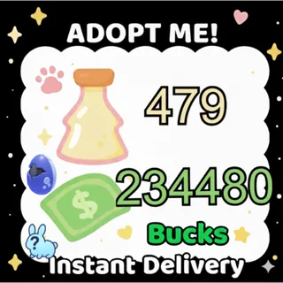 Age Up Potions + Bucks - Adopt Me