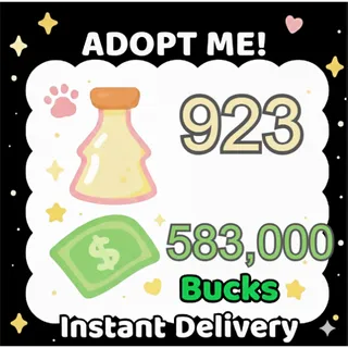 Age Up Potions + Bucks - Adopt Me