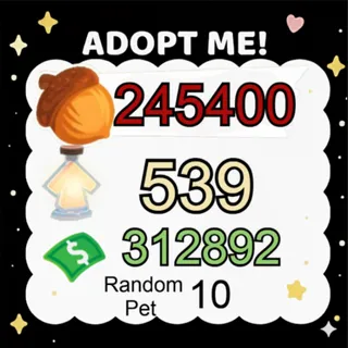 Acorn + Age Up Potion + Bucks - Adopt Me