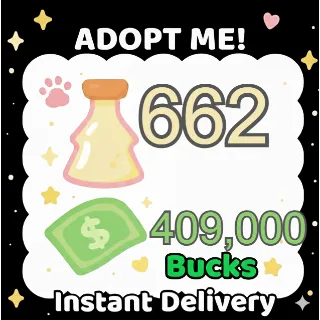 Age Up Potions + Bucks - Adopt Me