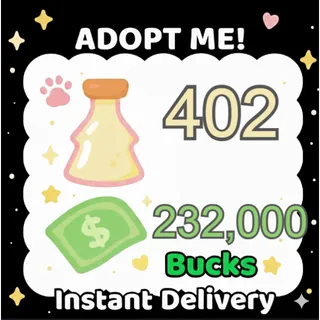 Age Up Potions + Bucks - Adopt Me