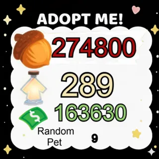 Acorn + Age Up Potion + Bucks - Adopt Me