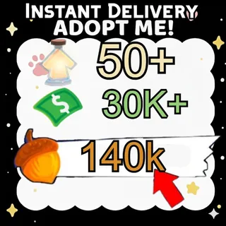 Acorn + Age Up Potions + Bucks - Adopt Me