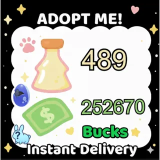Age Up Potions + Bucks - Adopt Me