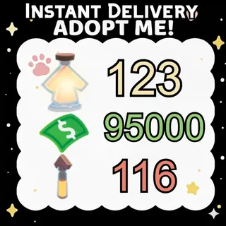 Age Up Potions + Bucks - Adopt Me