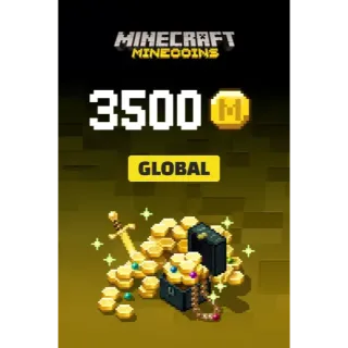 Minecraft Minecoins Pack 3500 Coins (Global) - Xbox Live - Digital Key