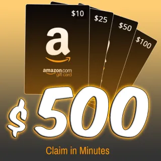 $500 Amazon USA Digital Gift Card - Instant Delivery