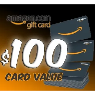 $100 Amazon USA Digital Gift Card - Instant Delivery