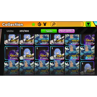 12x FODDER (TRASH UNIT) Random Mythic | Anime Adventures (AA)