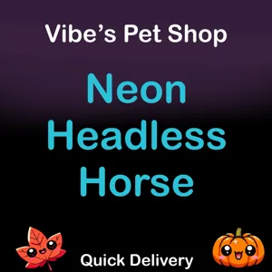 Neon Headless Horse