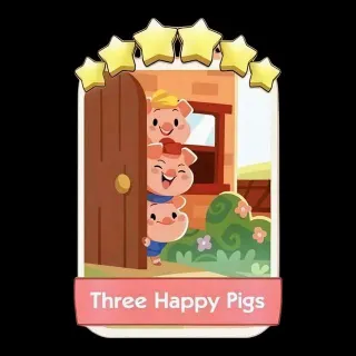 Three Happy Pigs