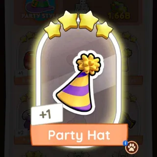 Party Hat 4 ⭐ Monopoly Go