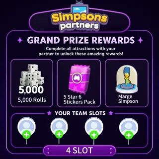 4 Slot Simpsons Partners Event
