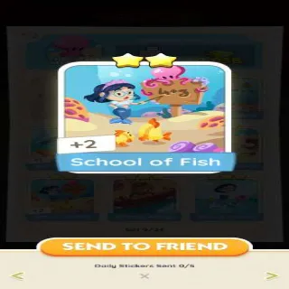 School Of Fish Monopoly Go