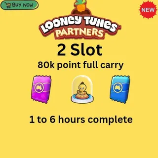 RUSH 1-6 HOURS  Monopoly Go Looney Tunes Partners 💚 - Full CARRY 80K🔥