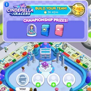 Cinderella Racers Monopoly Go