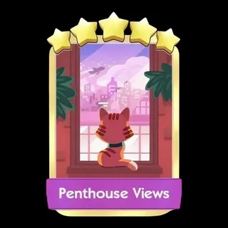 Penthouse Views 5⭐ Gold Sticker Monopoly Go Golden Blitz